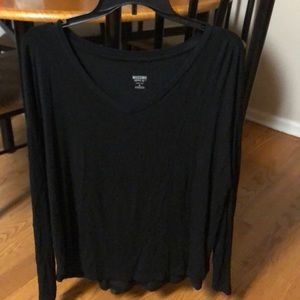 Ladies Mossimo black long sleeve